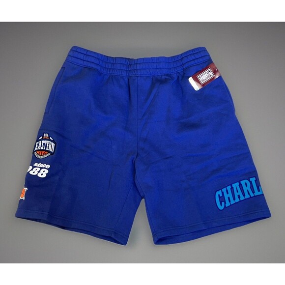 Charlotte Hornets Mitchell & Ness Team Origins Fleece Shorts Men’s Size XXL - Picture 1 of 10